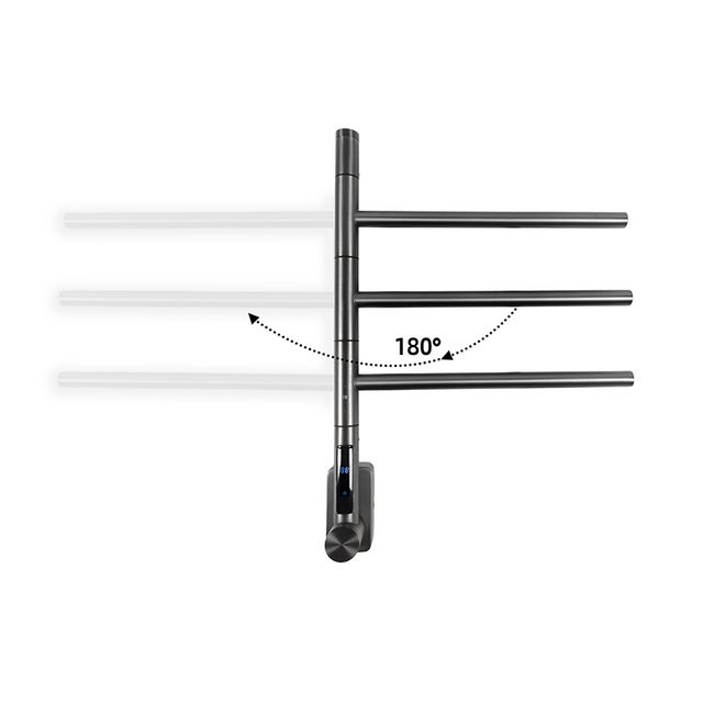 智能三杆电热毛巾架