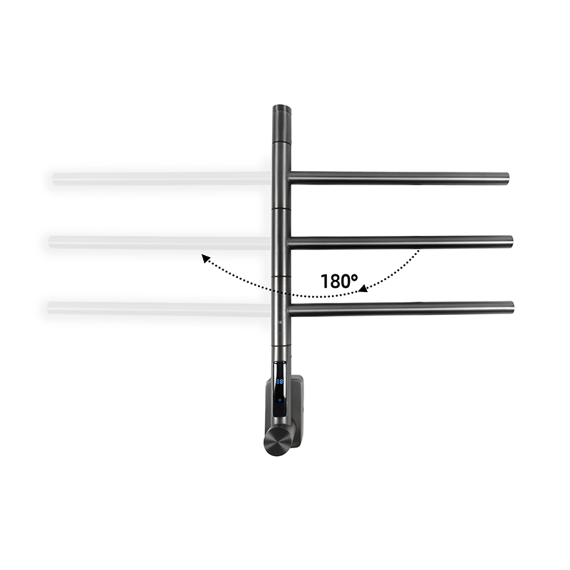 智能三杆电热毛巾架